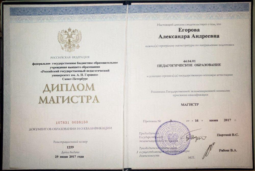 Диплом магистра, Преподаватель Фортепиано