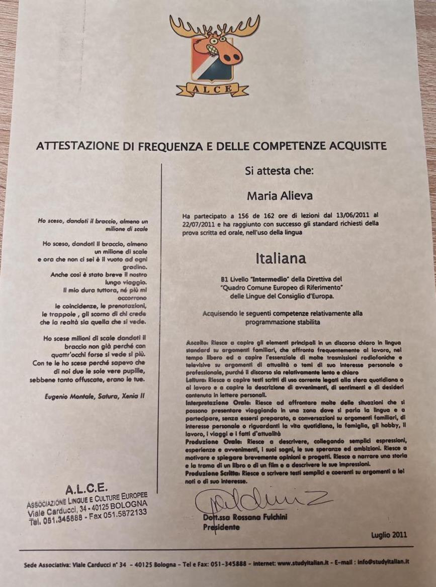 ALCE Bologna 