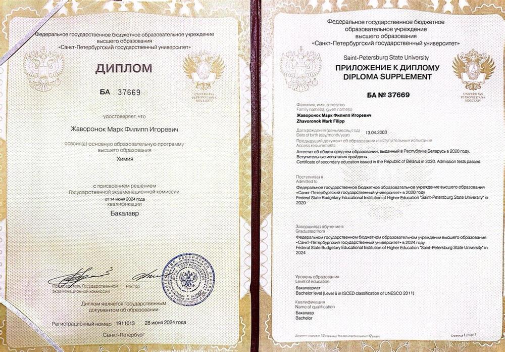 Диплом бакалавра 