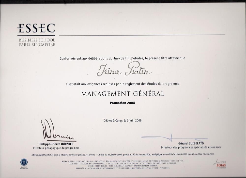 ESSEC Diplome 