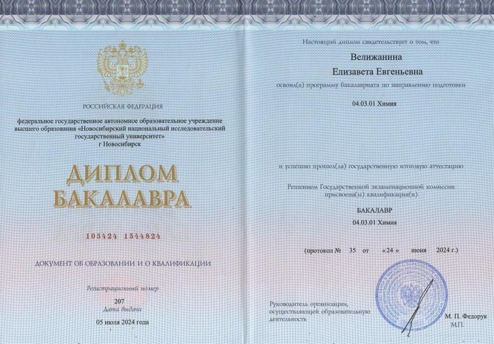 Диплом бакалавра