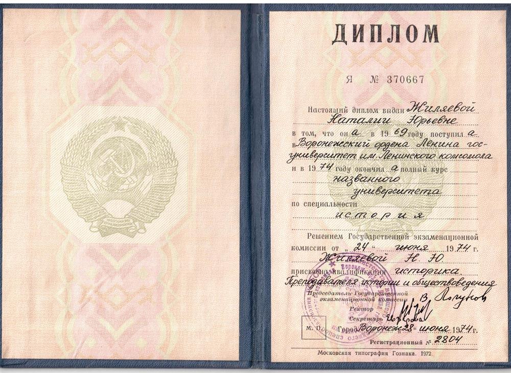 Диплом об образовании