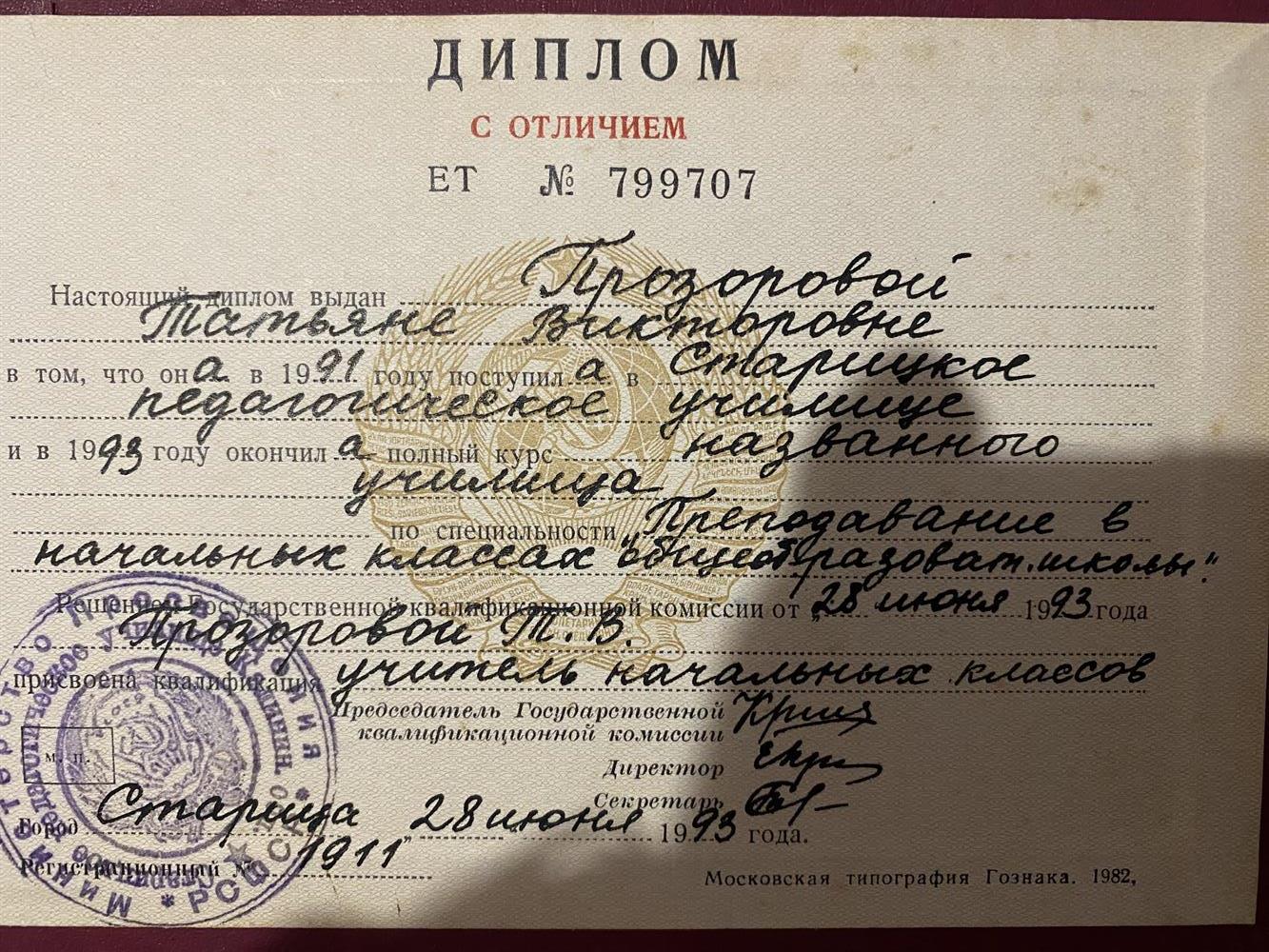 Диплом начальные классы