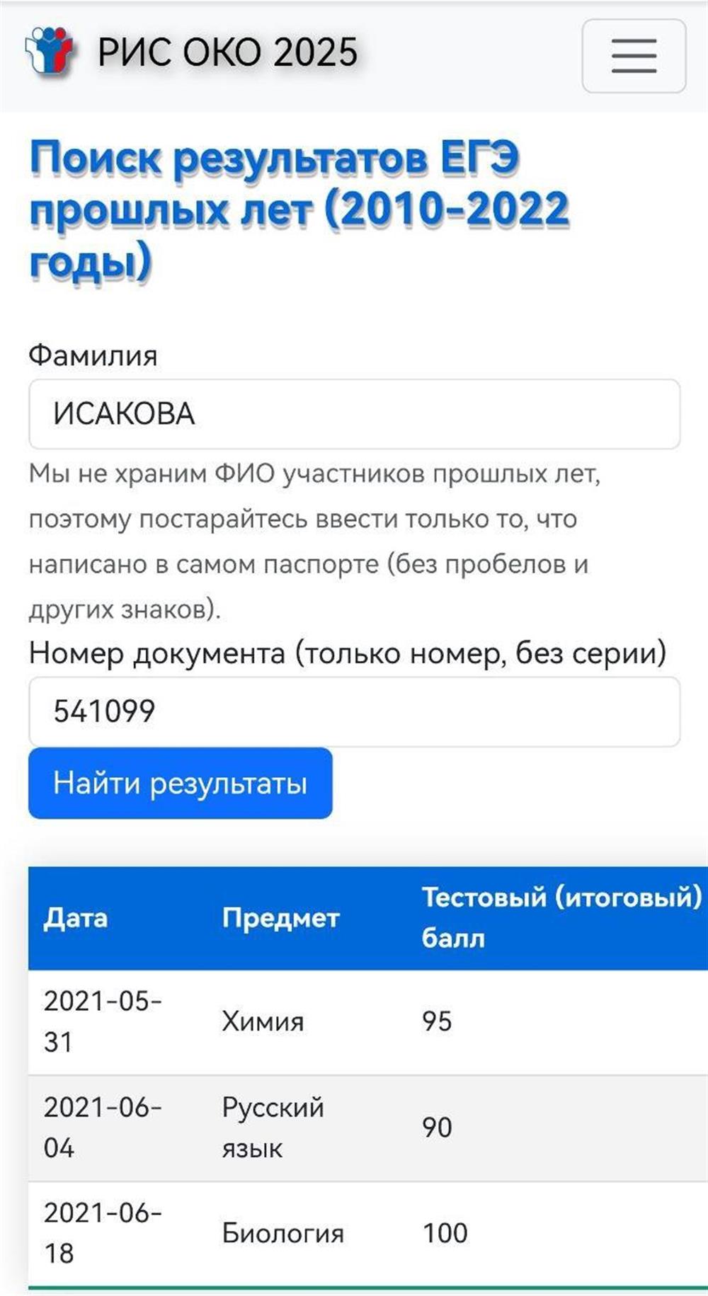 100 баллов на ЕГЭ по биологии