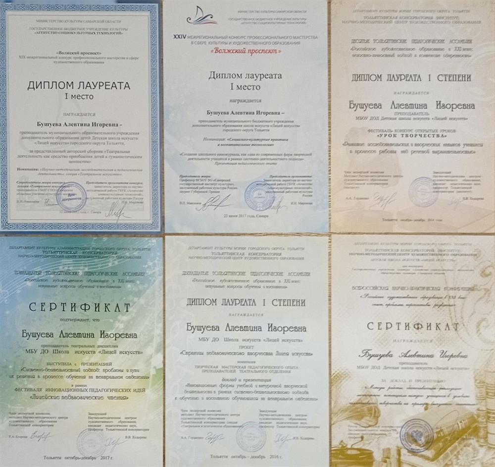 Дипломы конкурсов профессионального мастерства