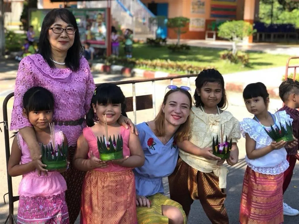 Школа: Anubanchumphon School ( Kindergarten (Детский сад))