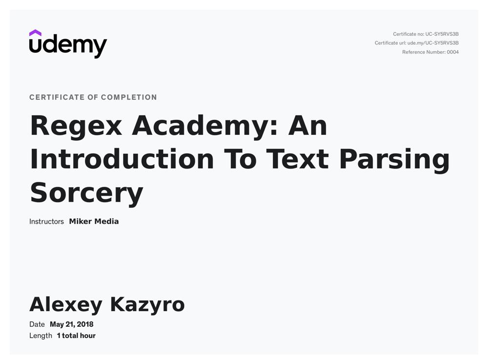 Regex Academy