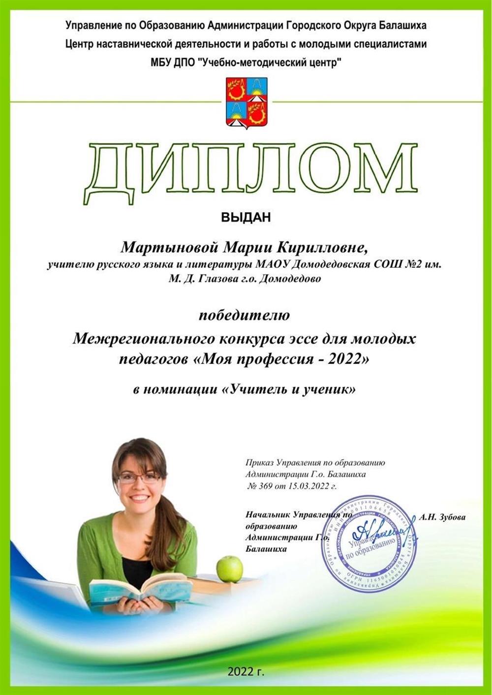 Диплом победителя проф.конкурса