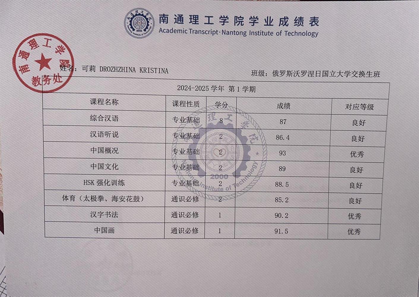 Certificate of Completion 
