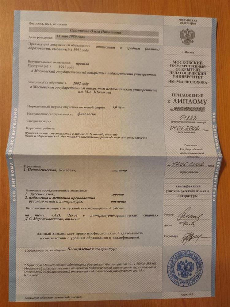 Вложение 2 сторона