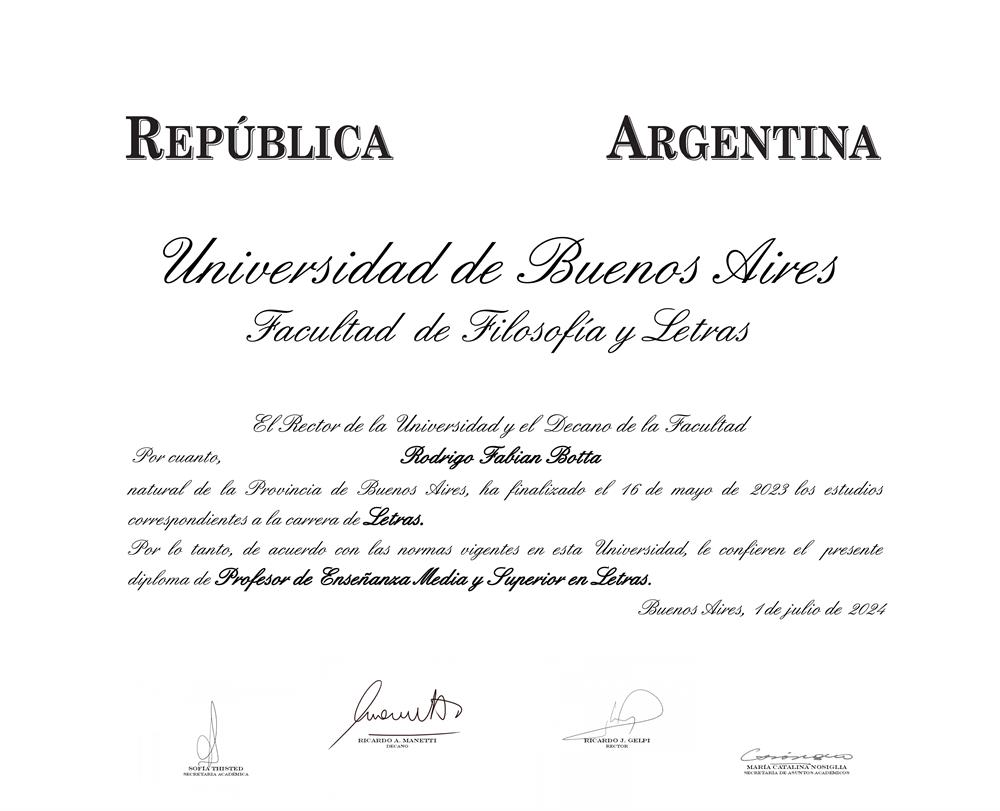 Titulo Profesor