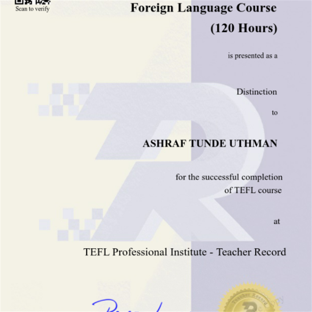 Teaching English as a Foreign Language 