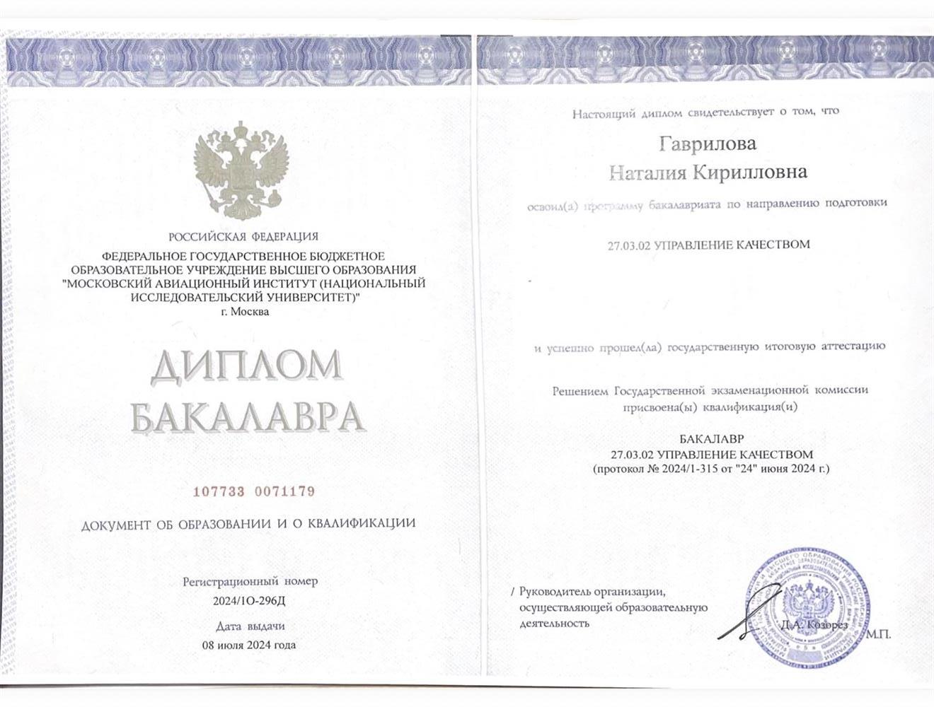 бакалавриат 2024