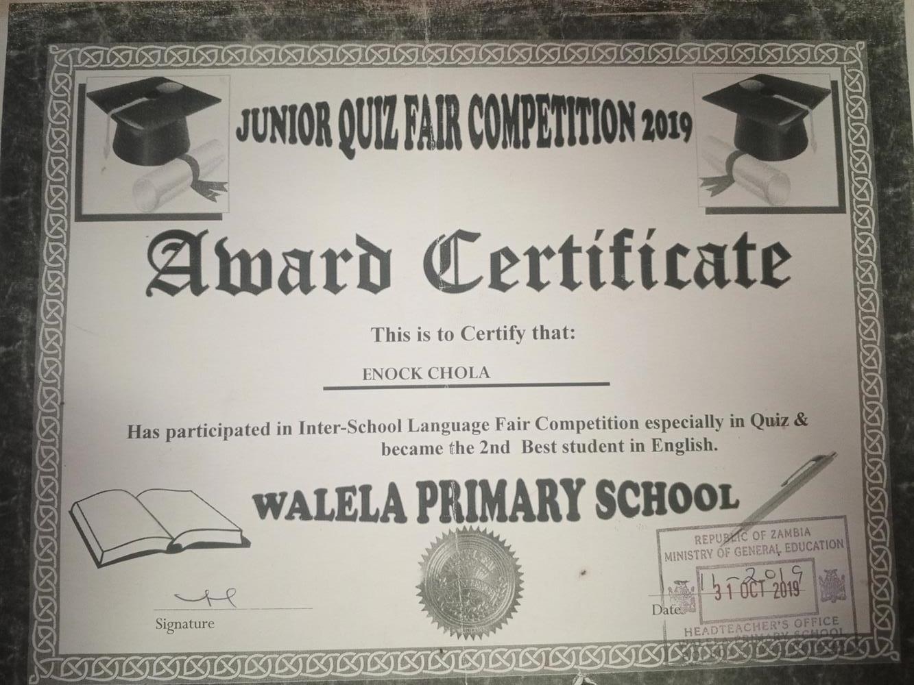 English competition 