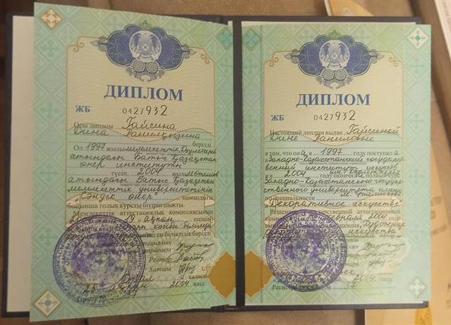 Диплом об образовании 