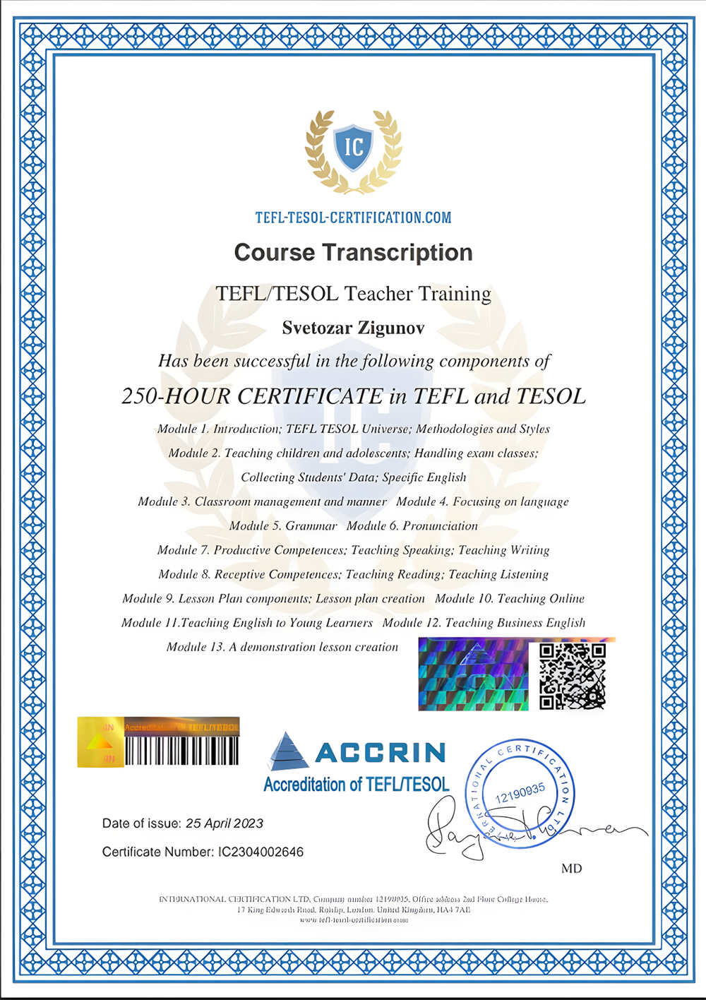 TEFL/TESOL