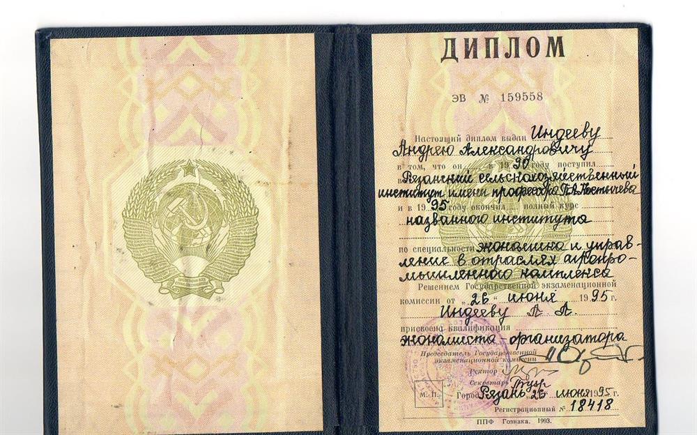 Диплом РСХИ