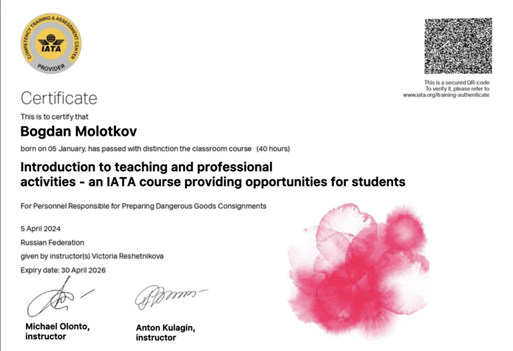 Introduction to teaching and professional activities