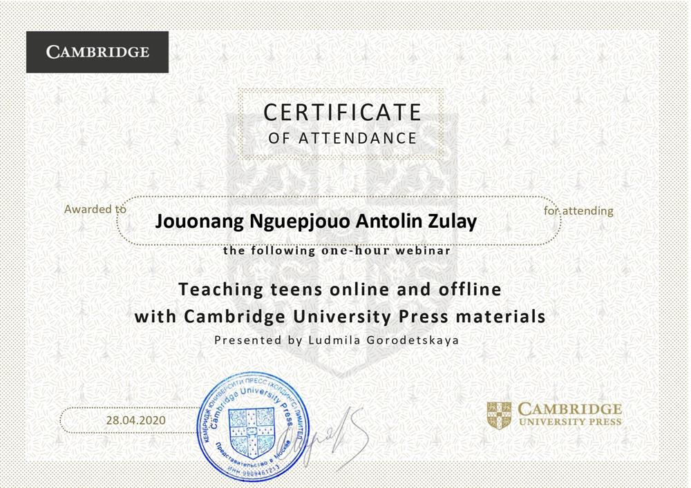 TEACHING TEENS ONLINE AND OFFLINE