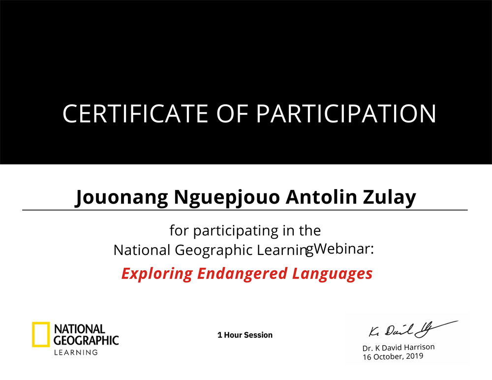 EXPLORING ENDAGERED LANGUAGES