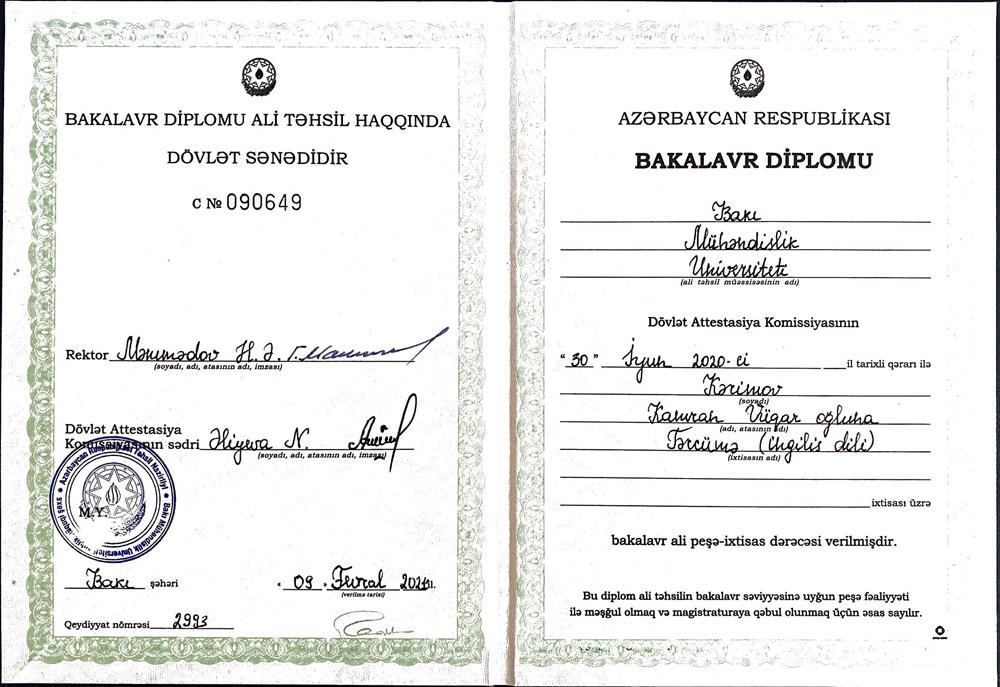 Диплом бакалавра (БИУ)