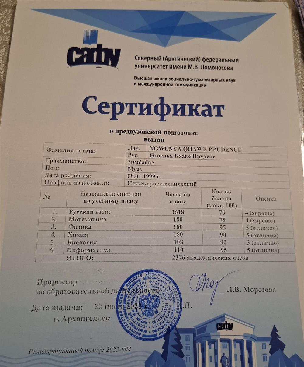Знание русского языка 