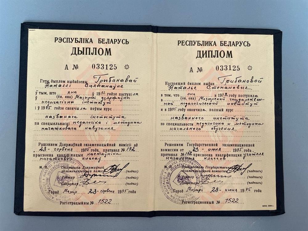 Диплом по направлению "Педагогика и методика начального обучения"