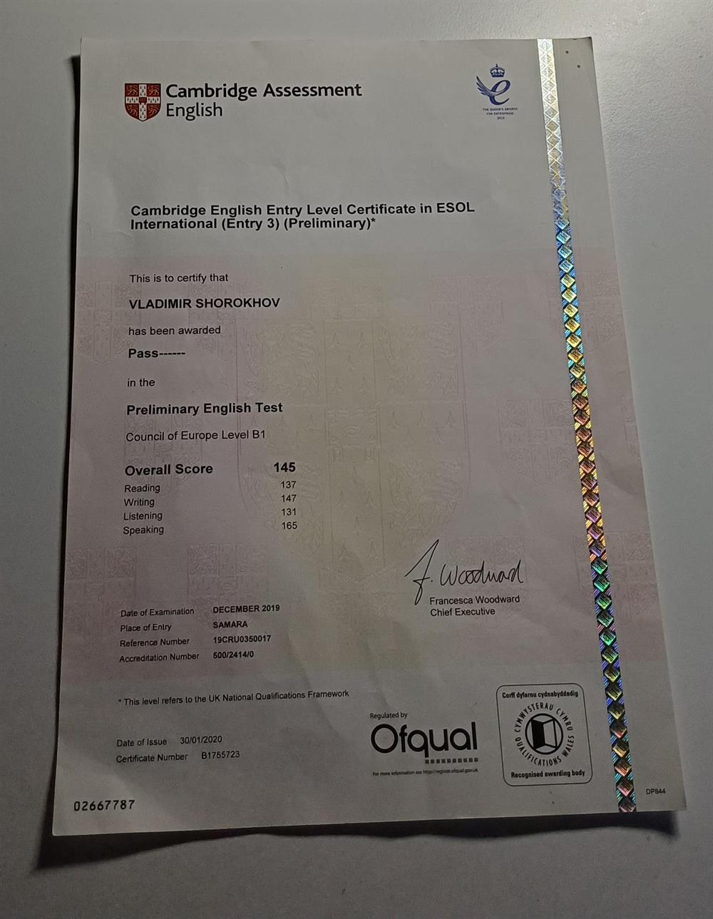 Cambridge Assesment ESOL