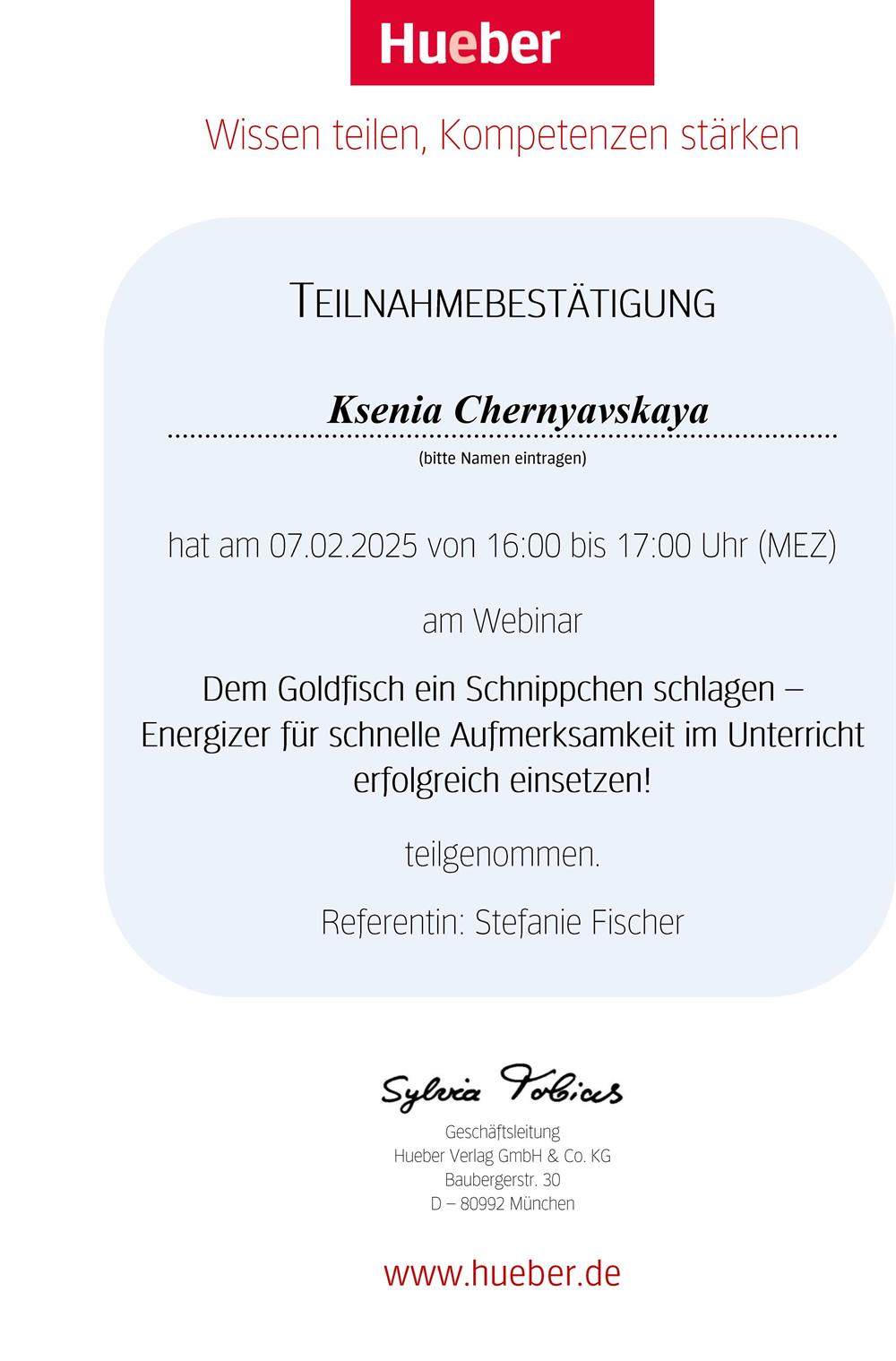 ZERTIFIKAT