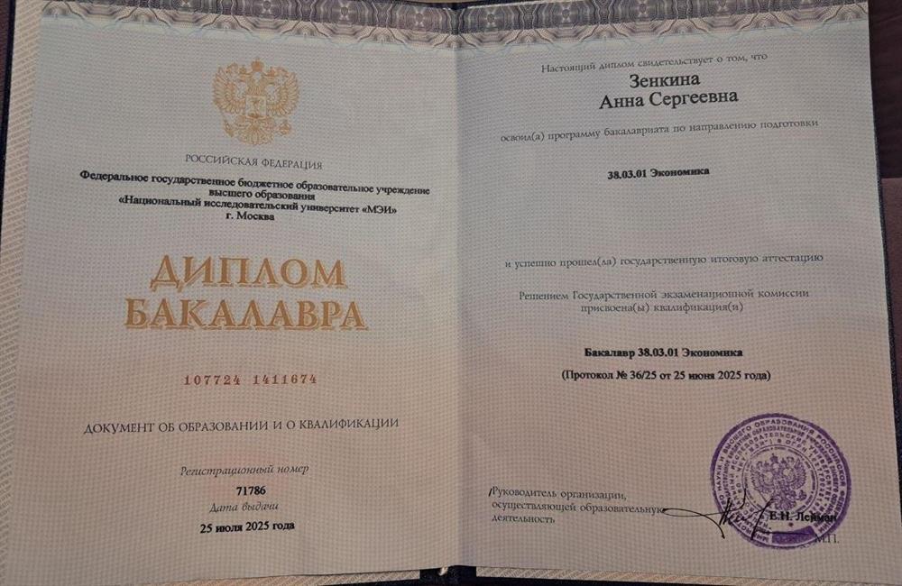 диплом бакалавра