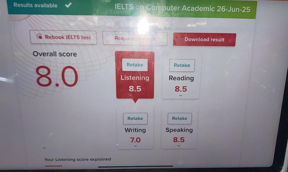 Недавно сдал IELTS в Казахстане с первой попытки.