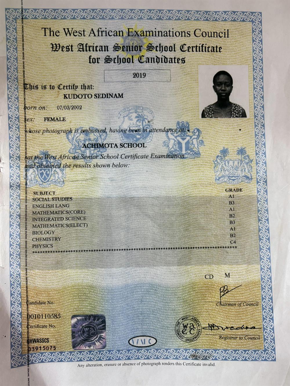 wASSCE

