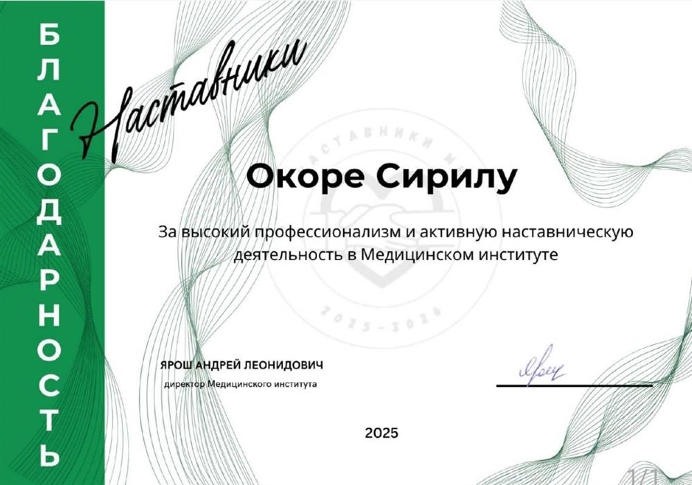 наставничество в моем вузе