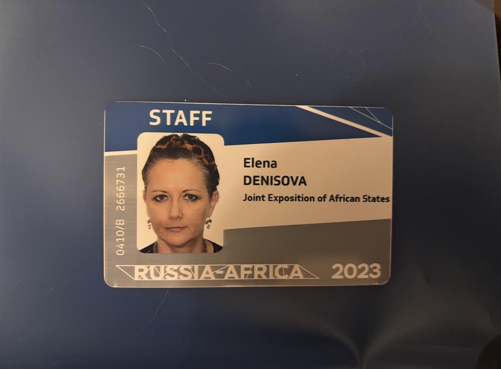 Interpreter/ organiser of art project during Russia-Aftica Summit 2023