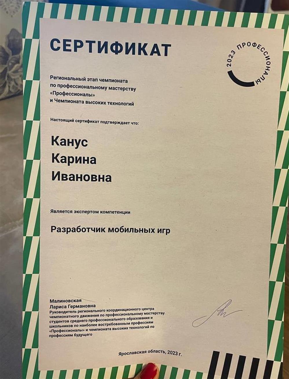Эксперт конкурса "Разработчик мобильных игр"