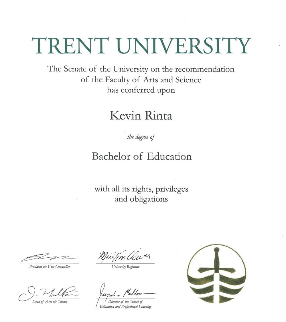 Teaching Degree