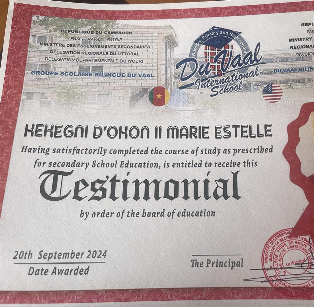 a level testimony
