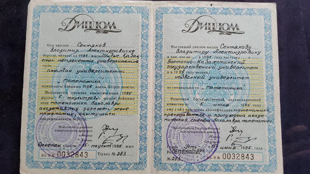 Диплом об окончании магистратуры