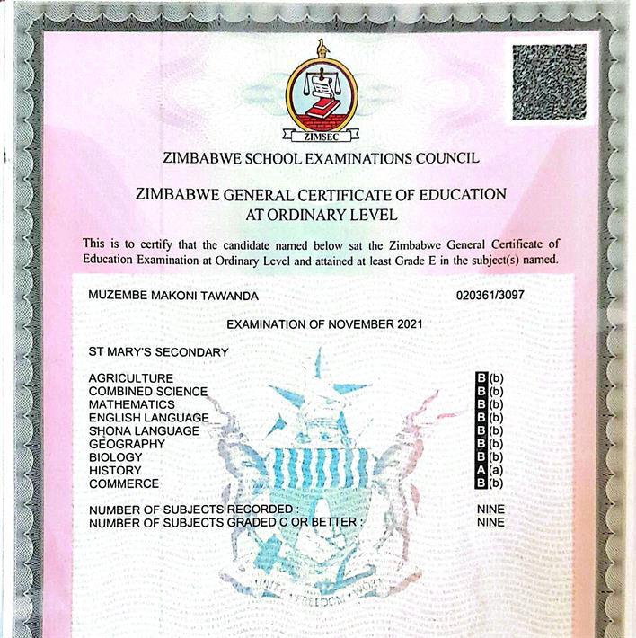 High School results 