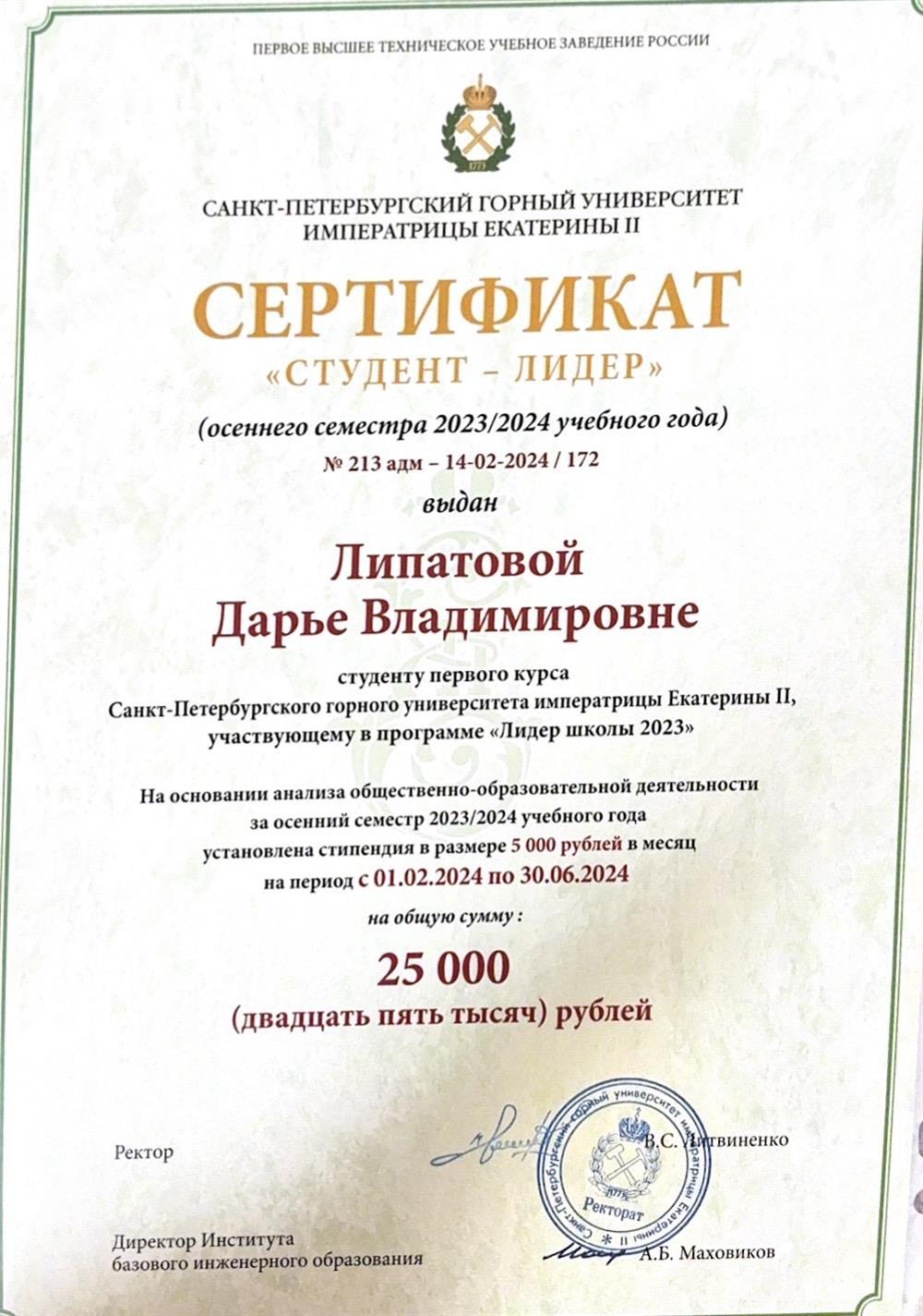 студент- лидер