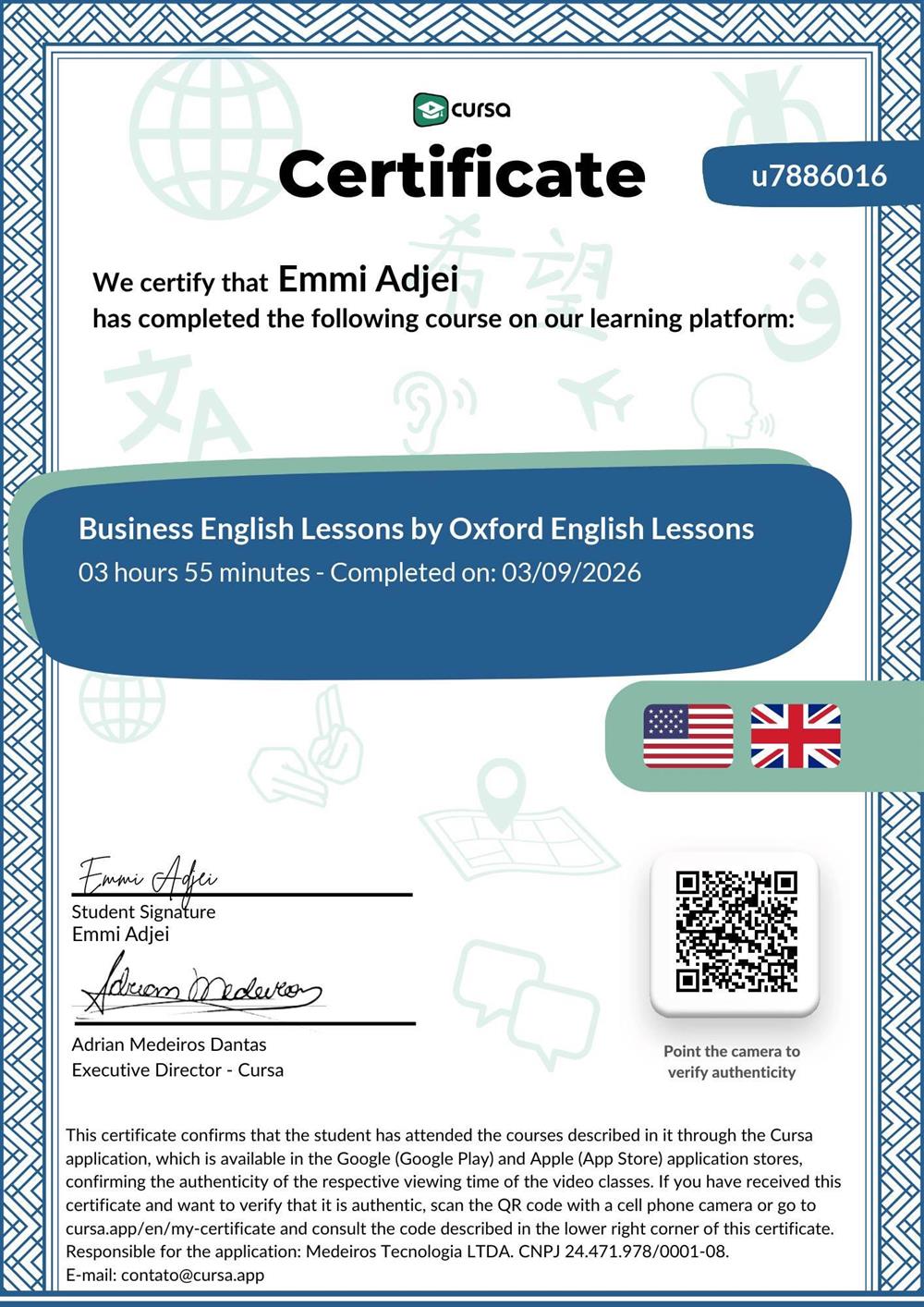Oxford online English from Cursa 