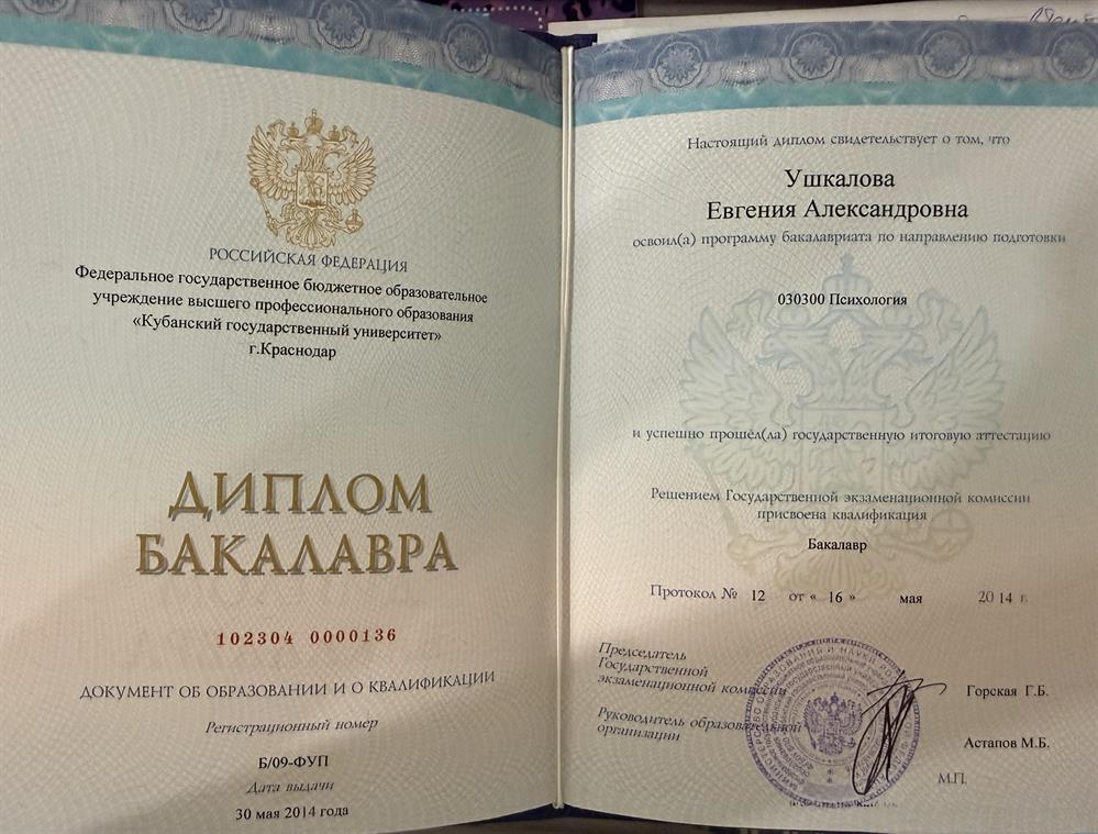Диплом по психологии