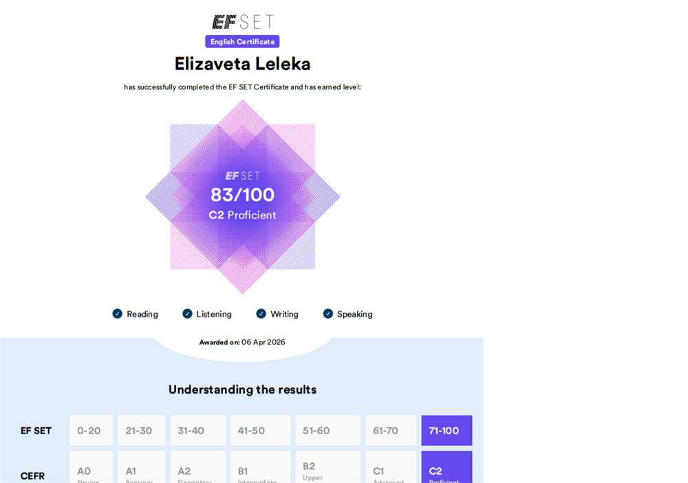 EF SET