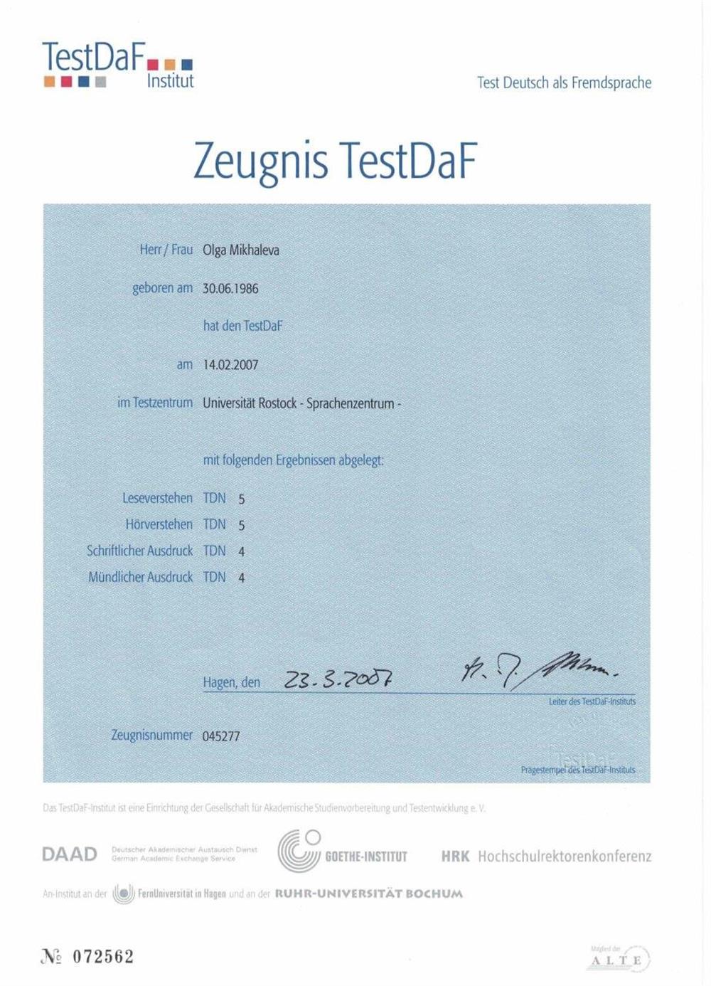 TestDaF