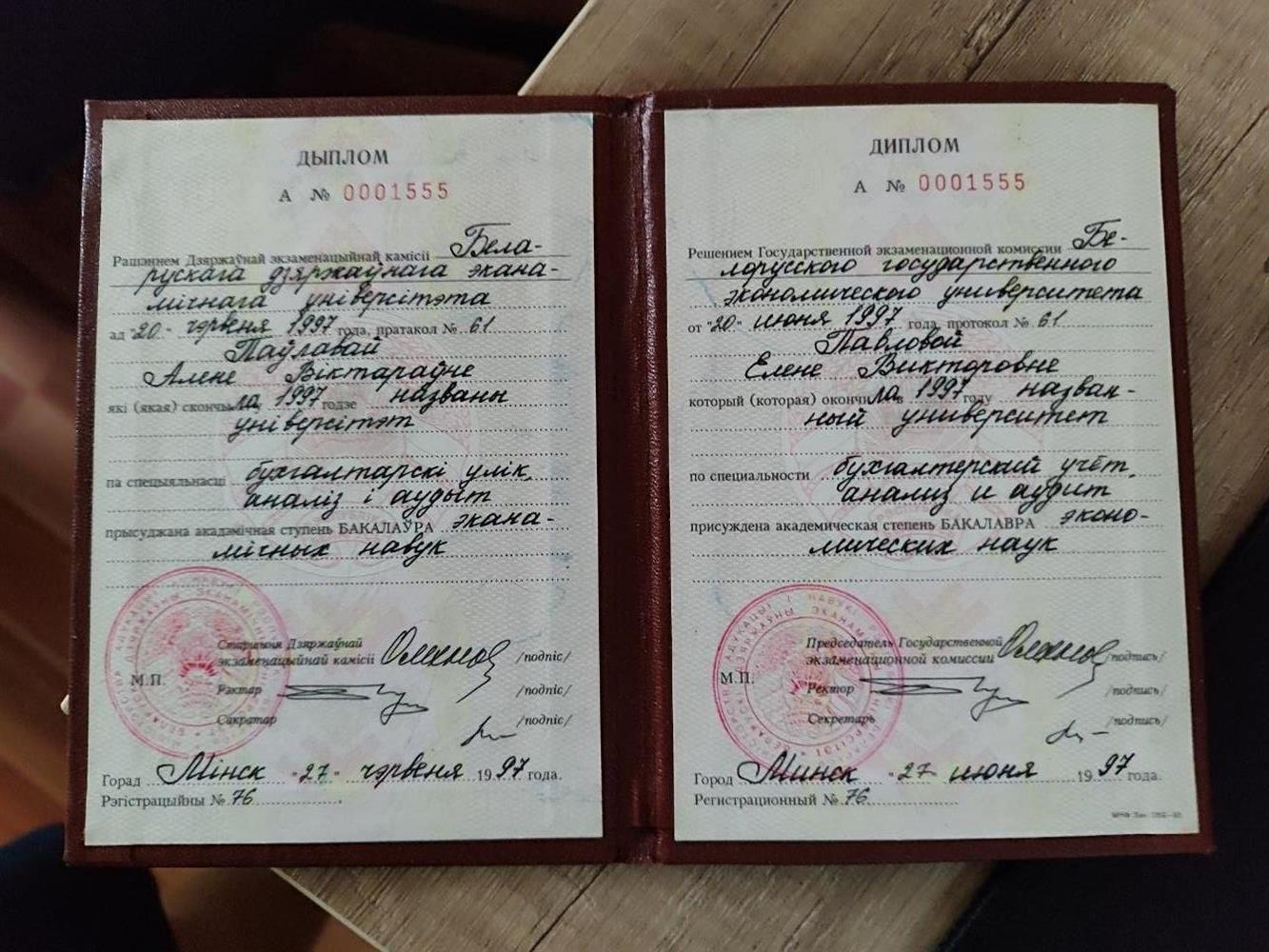Диплом бакалавра 