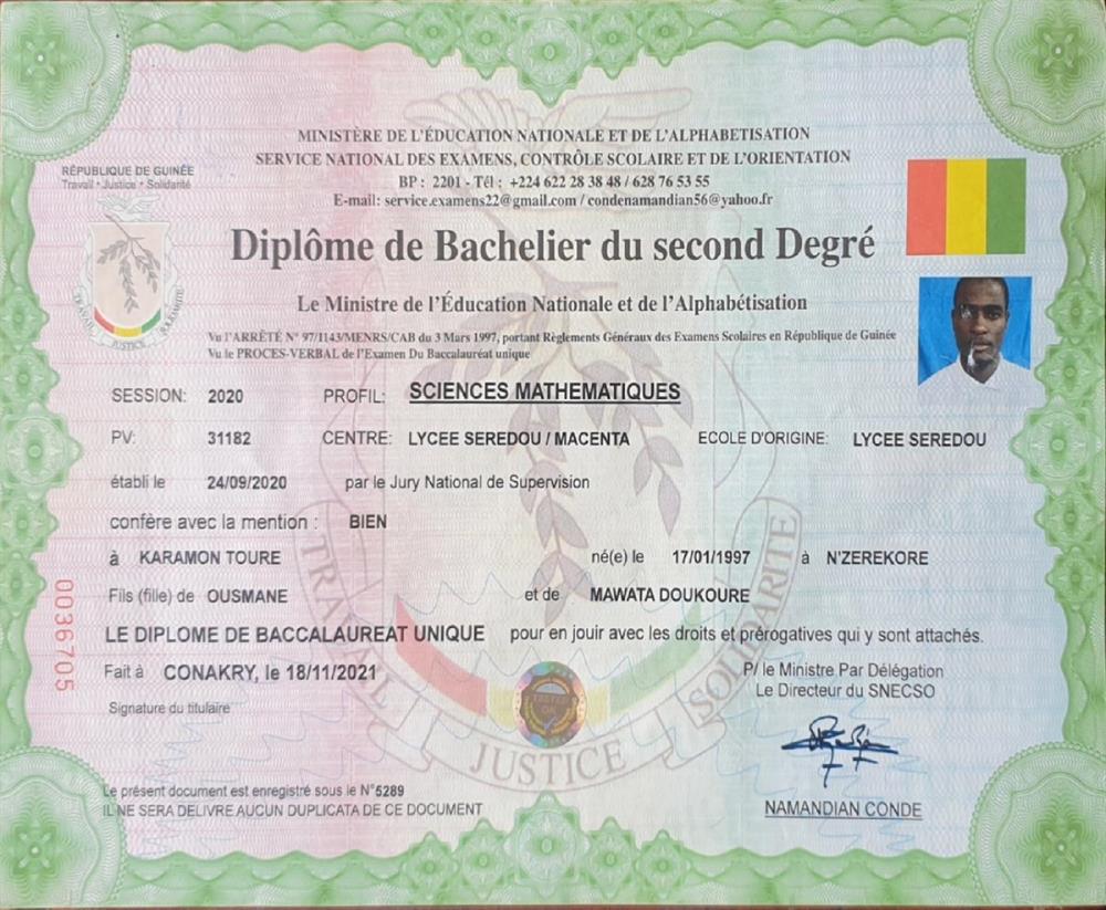 DIPLOME DE BAC