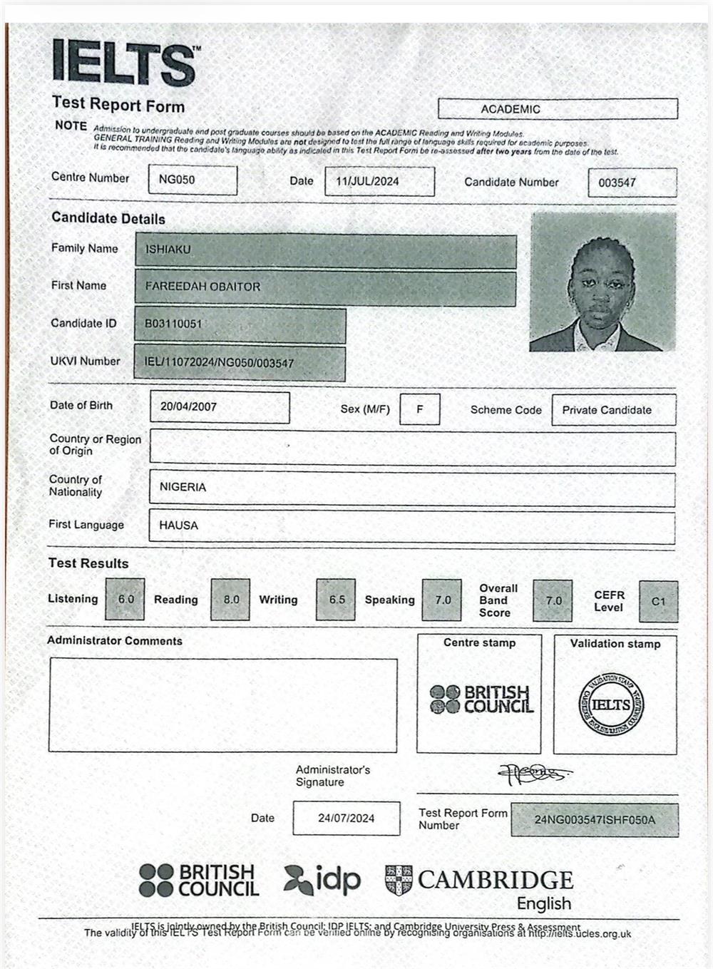 IELTS 