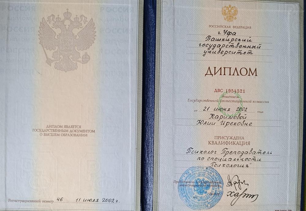 Диплом БашГУ