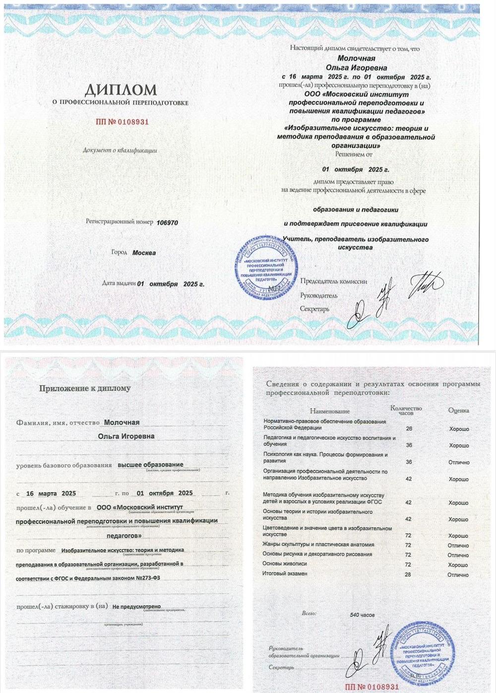 Переподготовка ИЗО