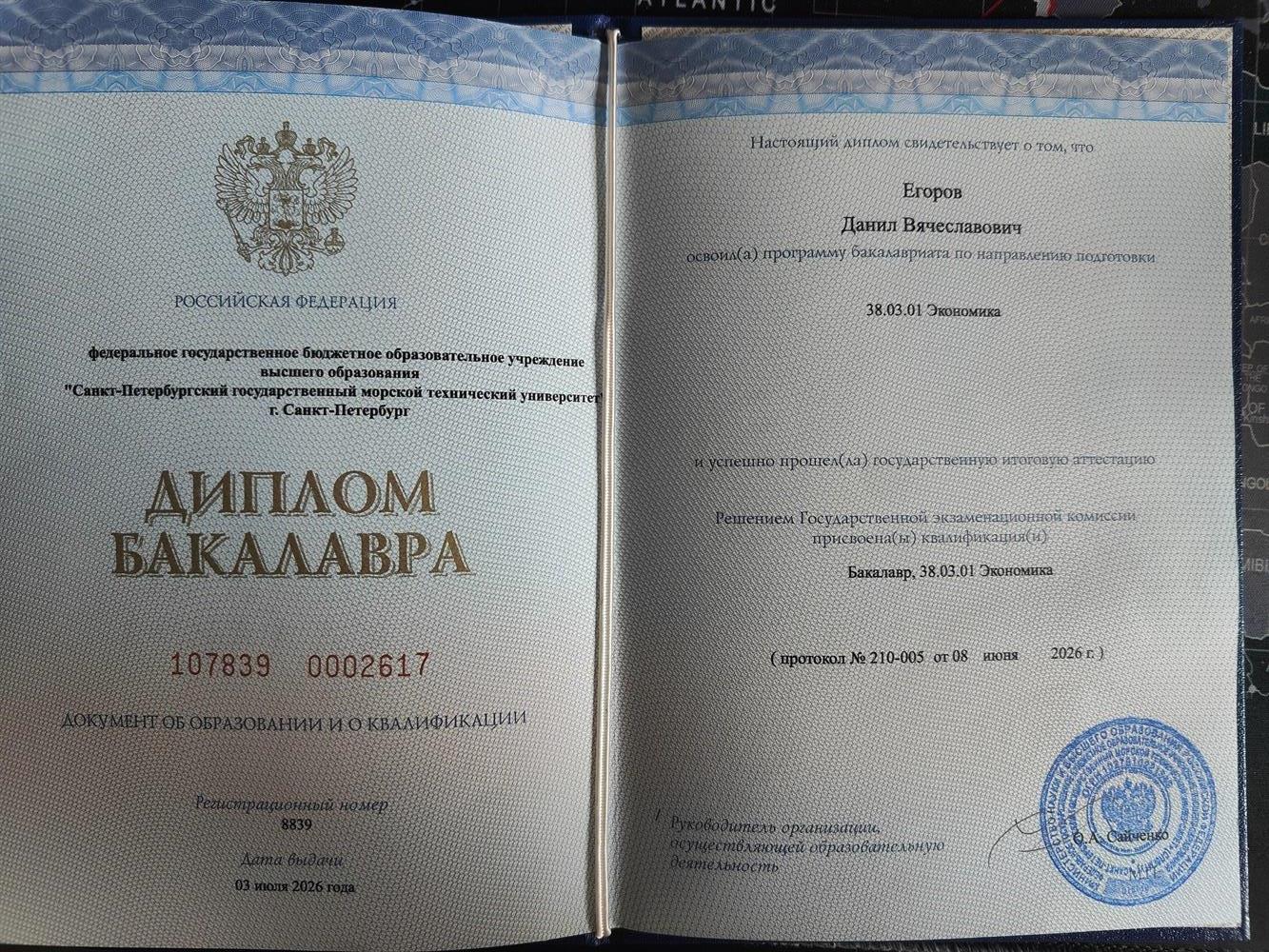 Диплом Экономиста 
